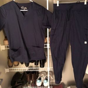 Butter-soft Stretch UA Scrub set w/ hoodie